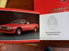 LIBRETTO USO &  MANUTENZIONE BITURBO SPYDER 84-87 NUOVO