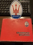 MASERATI BITURBO I SERIE.LIBRETTO USO E MANUTENZIONE.